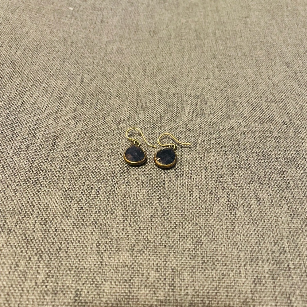 Dark blue earrings